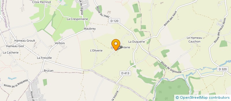 localisation de l'entreprise MONSIEUR LOUIS LEFEVRE  DIGOSVILLE