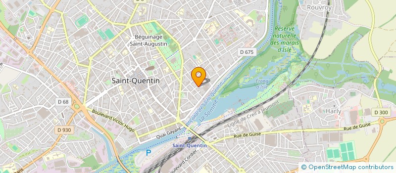 localisation de l'entreprise MONSIEUR LOUIS LEFEVRE à SAINT-QUENTIN