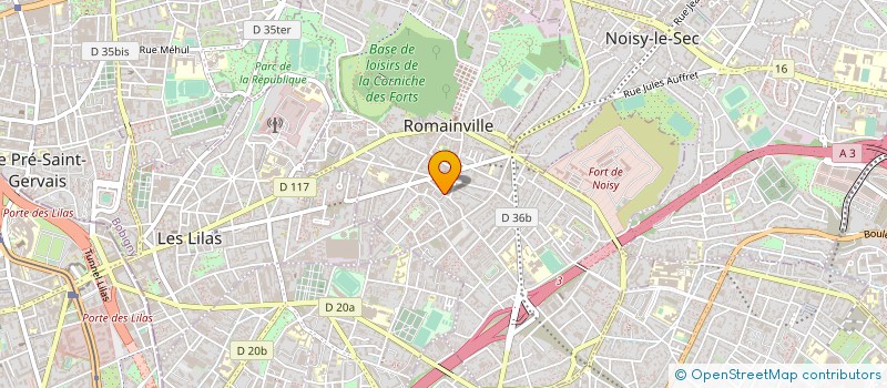 localisation de l'entreprise MONSIEUR LOUIS LEGER à ROMAINVILLE