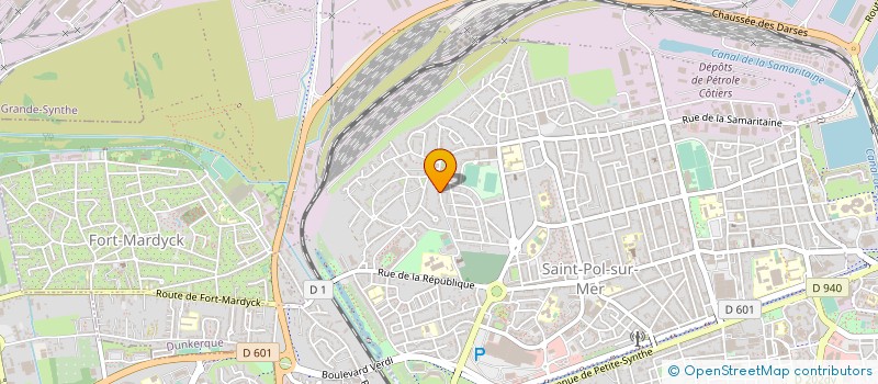 localisation de l'entreprise MONSIEUR LOUIS LEGRAND à DUNKERQUE