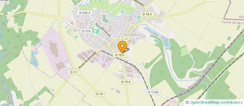 localisation de l'entreprise MONSIEUR LOUIS LEGRAND à AUNEAU-BLEURY-SAINT-SYMPHORIEN