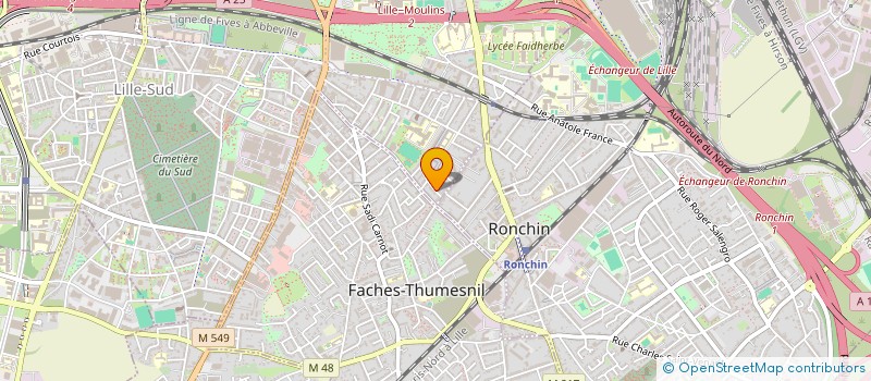 localisation de l'entreprise MONSIEUR LOUIS LEGROS à LILLE