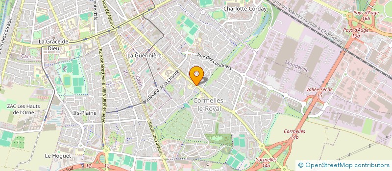 localisation de l'entreprise MONSIEUR LOUIS LELODEY  CORMELLES LE ROYAL