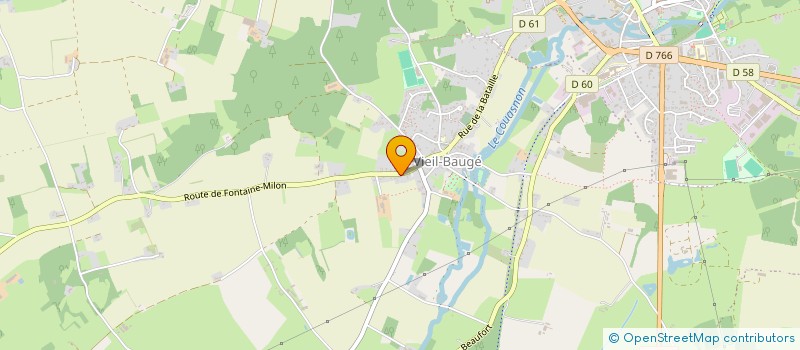 localisation de l'entreprise MONSIEUR LOUIS LEMOINE à BAUGE-EN-ANJOU