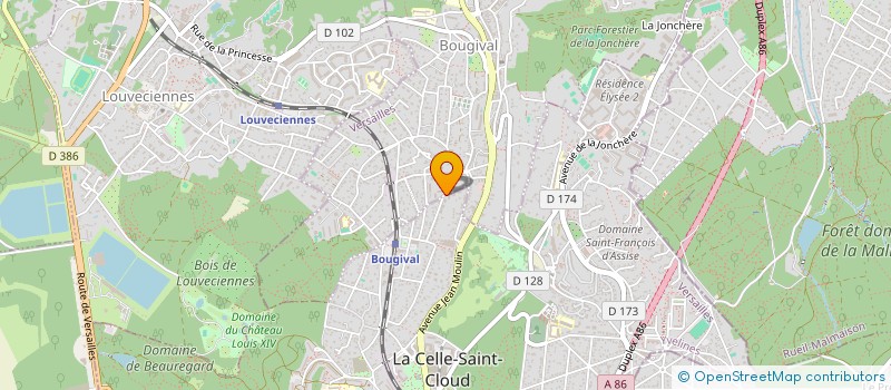 localisation de l'entreprise MONSIEUR LOUIS LEMOINE  BOUGIVAL