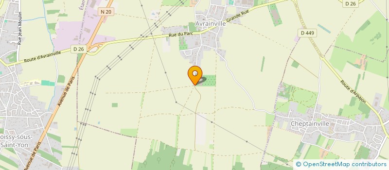 localisation de l'entreprise MONSIEUR LOUIS LENOEL  AVRAINVILLE