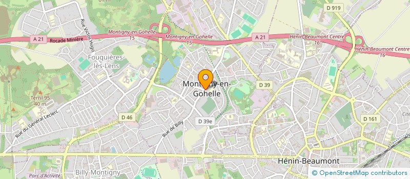 localisation de l'entreprise MONSIEUR LOUIS LENOIR  MONTIGNY-EN-GOHELLE