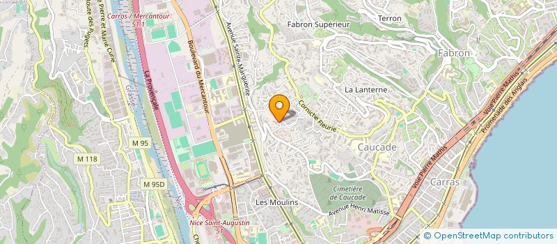 localisation de l'entreprise MONSIEUR LOUIS LEONI à NICE