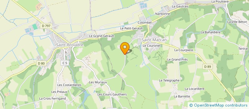 localisation de l'entreprise MONSIEUR LOUIS LEPORT  SAINT-MARCAN