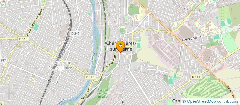 localisation de l'entreprise MONSIEUR LOUIS LEPOUTRE à CHENNEVIERES-SUR-MARNE