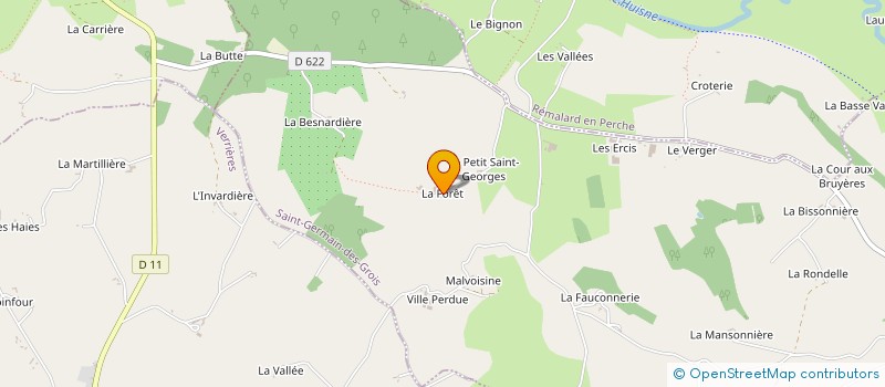 localisation de l'entreprise MONSIEUR LOUIS LEPRINCE à SAINT-GERMAIN-DES-GROIS