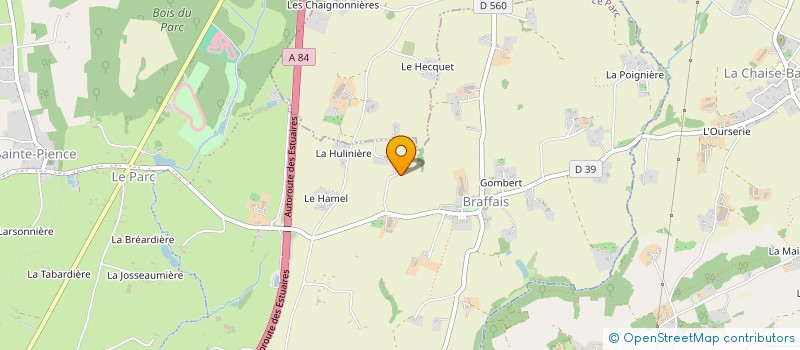 localisation de l'entreprise MONSIEUR LOUIS LEPROVOST  LE PARC