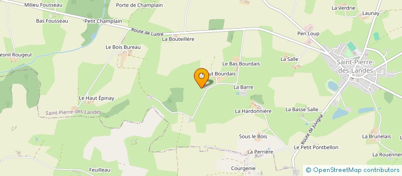 localisation de l'entreprise MONSIEUR LOUIS LEROYER à SAINT-PIERRE-DES-LANDES