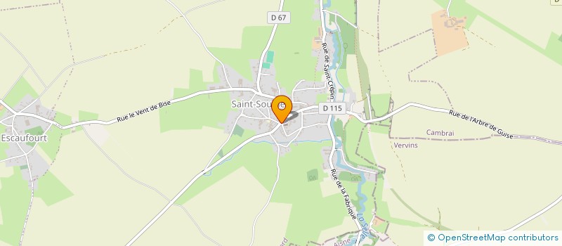 localisation de l'entreprise MONSIEUR LOUIS LESAGE  SAINT-SOUPLET