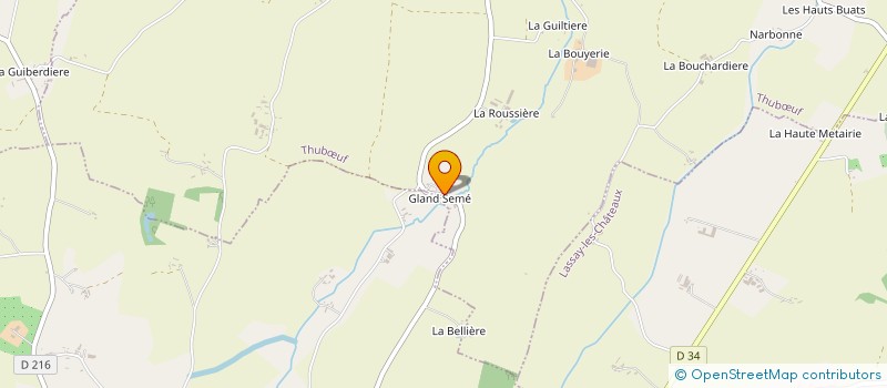 localisation de l'entreprise MONSIEUR LOUIS LESELLIER à SAINTE-MARIE-DU-BOIS