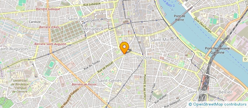 localisation de l'entreprise MONSIEUR LOUIS LESTAGE  BORDEAUX