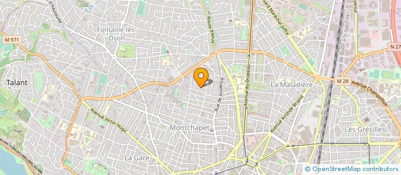 localisation de l'entreprise MONSIEUR LOUIS LETANG à DIJON