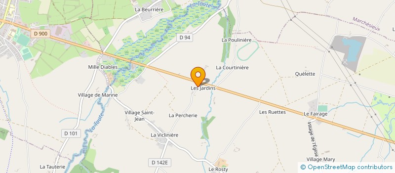 localisation de l'entreprise MONSIEUR LOUIS LEVAVASSEUR  SAINT-MARTIN-D'AUBIGNY