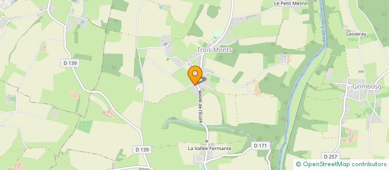 localisation de l'entreprise MONSIEUR LOUIS LEVAVASSEUR à MONTILLIERES-SUR-ORNE