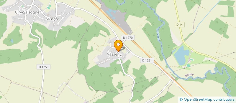 localisation de l'entreprise MONSIEUR LOUIS LEVEQUE  VASSENY