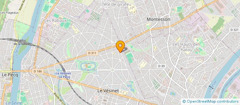 localisation de l'entreprise MONSIEUR LOUIS LEVEQUE  LE VESINET