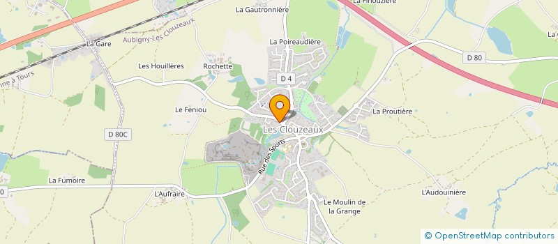 localisation de l'entreprise MONSIEUR LOUIS LEVEQUE DE VILMORIN  AUBIGNY-LES CLOUZEAUX