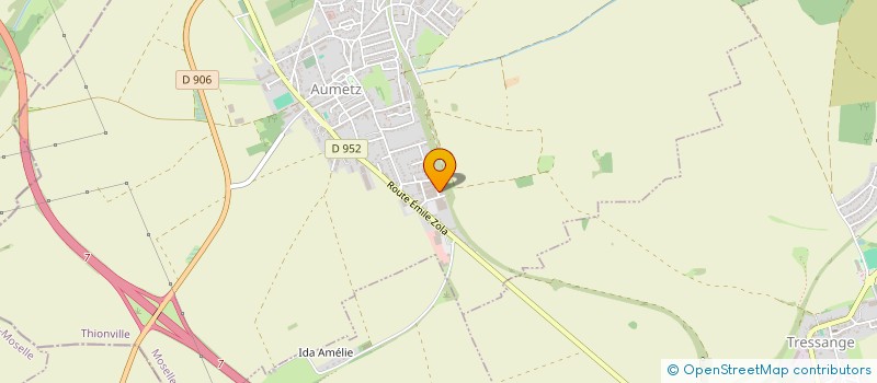 localisation de l'entreprise MONSIEUR LOUIS LEVESQUE  AUMETZ