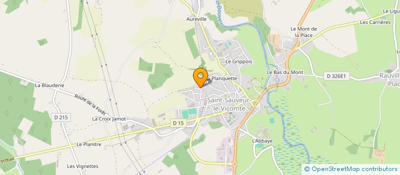 localisation de l'entreprise MONSIEUR LOUIS LEVEZIEL à SAINT-SAUVEUR-LE-VICOMTE