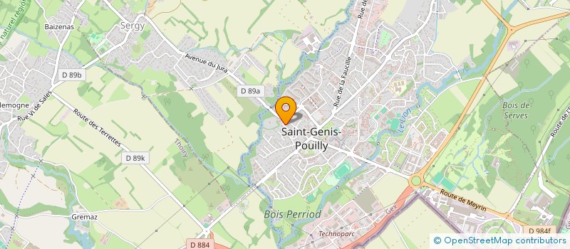 localisation de l'entreprise MONSIEUR LOUIS LIDO HENRI GASPARINI à SAINT-GENIS-POUILLY