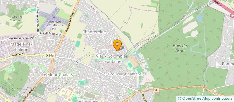 localisation de l'entreprise MONSIEUR LOUIS LIEBERT  CHELLES