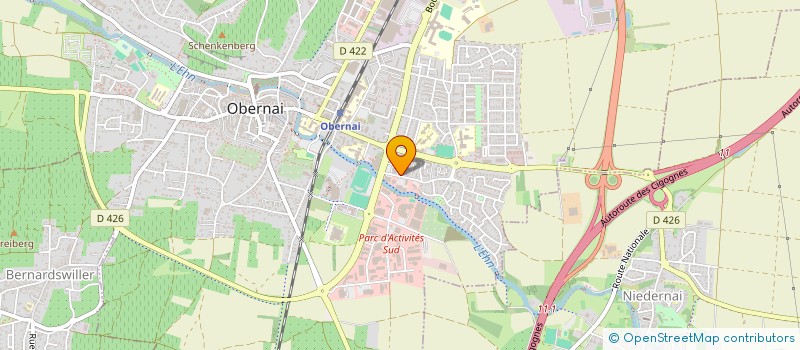 localisation de l'entreprise MONSIEUR LOUIS LIVERNAIS  OBERNAI