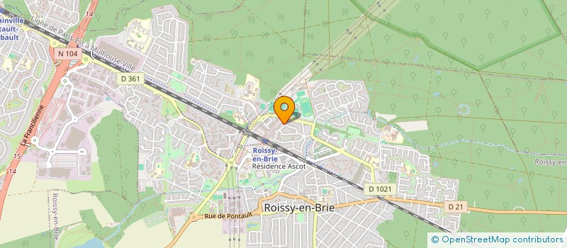 localisation de l'entreprise MONSIEUR LOUIS LOGBO GUIRAMOH  ROISSY-EN-BRIE