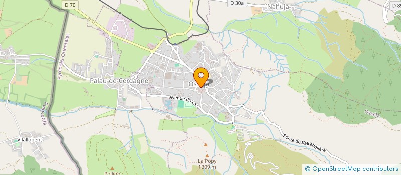 localisation de l'entreprise MONSIEUR LOUIS LOPES  OSSEJA