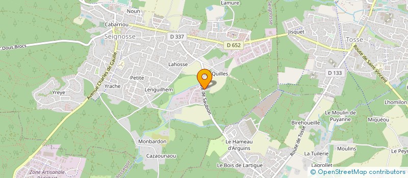 localisation de l'entreprise MONSIEUR LOUIS LOPEZ à SEIGNOSSE