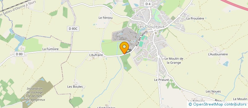 localisation de l'entreprise MONSIEUR LOUIS LOQUETEAU  AUBIGNY-LES CLOUZEAUX