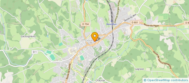 localisation de l'entreprise MONSIEUR LOUIS LORBLANCHER à GOURDON