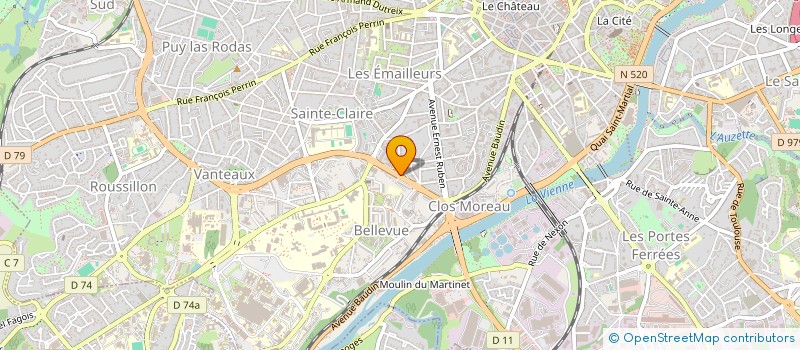 localisation de l'entreprise MONSIEUR LOUIS LORDEREAU  LIMOGES