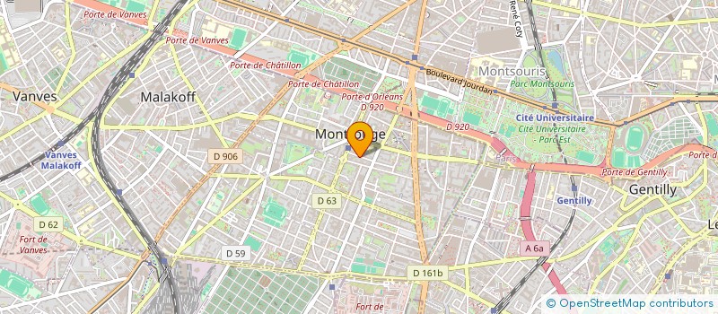 localisation de l'entreprise MONSIEUR LOUIS LORION  MONTROUGE