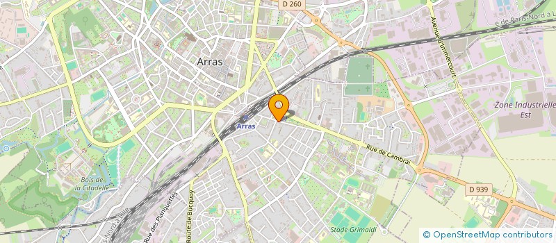 localisation de l'entreprise MONSIEUR LOUIS LOUCHART à ARRAS