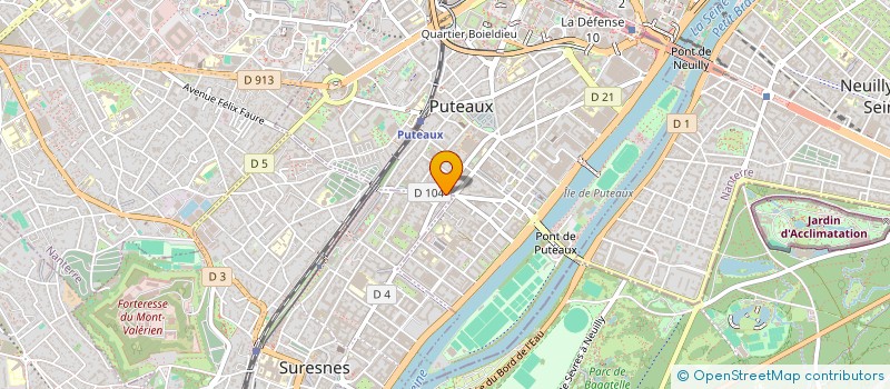 localisation de l'entreprise MONSIEUR LOUIS LOUIS LEDOUX à SURESNES