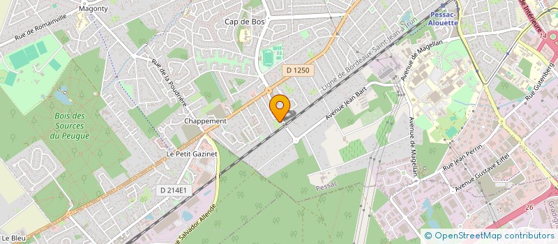 localisation de l'entreprise MONSIEUR LOUIS LOUSTALOT  PESSAC