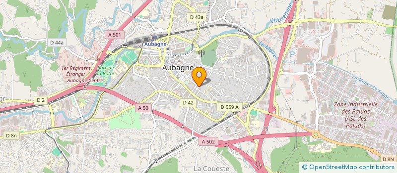 localisation de l'entreprise MONSIEUR LOUIS LUNA à AUBAGNE