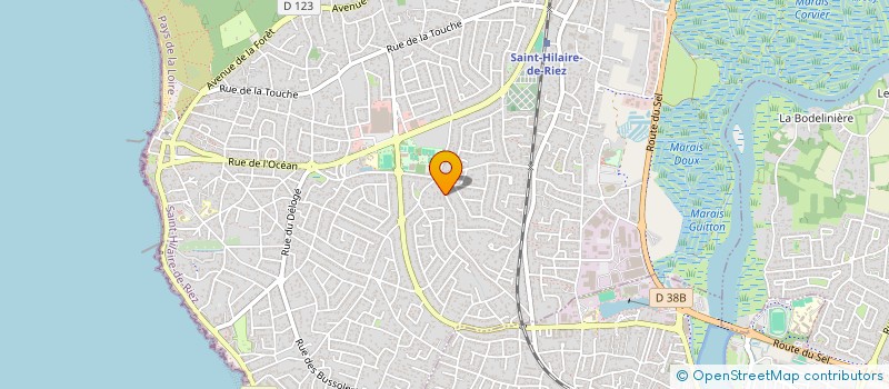 localisation de l'entreprise MONSIEUR LOUIS LUNOT  SAINT-HILAIRE-DE-RIEZ