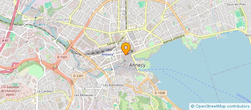 localisation de l'entreprise MONSIEUR LOUIS LUTTRINGER à ANNECY