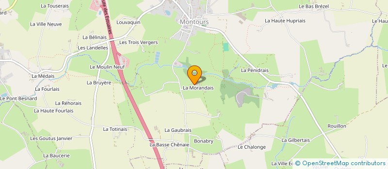 localisation de l'entreprise MONSIEUR LOUIS MACE  LES PORTES DU COGLAIS