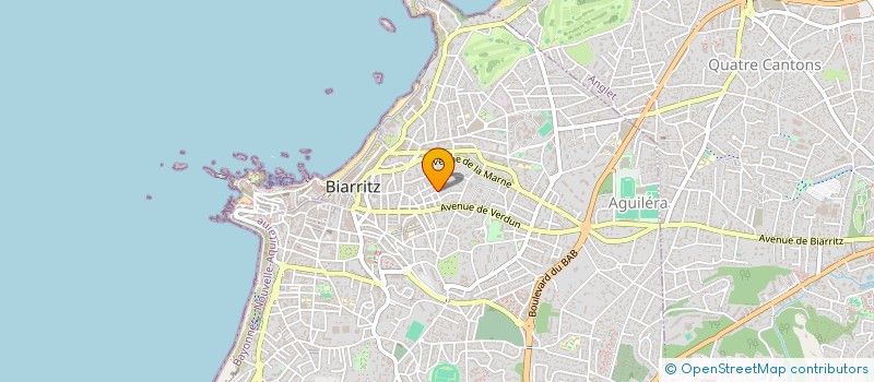 localisation de l'entreprise MONSIEUR LOUIS MACERA  BIARRITZ