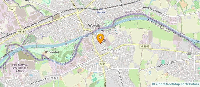 localisation de l'entreprise MONSIEUR LOUIS MACHART  WERVICQ-SUD