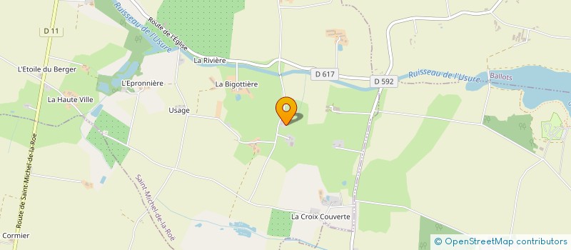 localisation de l'entreprise MONSIEUR LOUIS MADIOT  SAINT-MICHEL-DE-LA-ROE