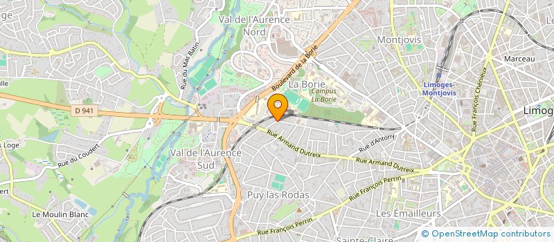 localisation de l'entreprise MONSIEUR LOUIS-MAEL MEUNIER à LIMOGES