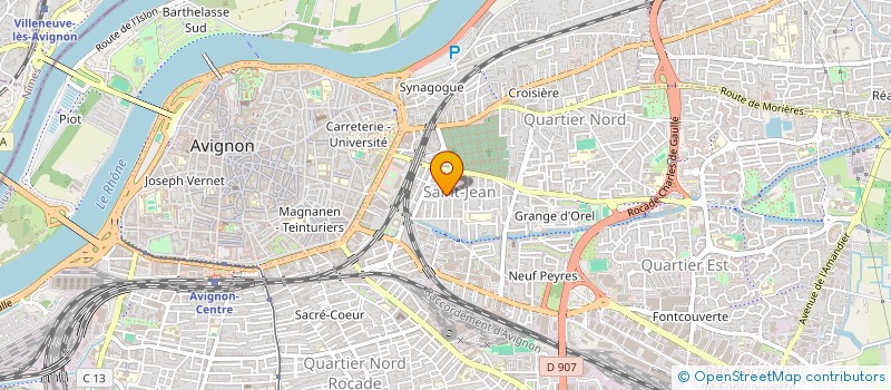 localisation de l'entreprise MONSIEUR LOUIS MAGDELEINE  AVIGNON